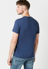 Tarot Greyscale Americana Men's T-Shirt in Navy - BM23765