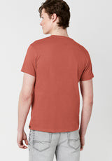 Tarot Greyscale Americana Men's T-Shirt Terracotta - BM23765