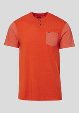 Kaddy Men’s Short-Sleeve Top in Orange - BM23991