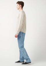 Buffalo David Bitton Kariver White Long-Sleeve Men’s Top - BM24026 Color MILK