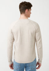 Buffalo David Bitton Kariver White Long-Sleeve Men’s Top - BM24026 Color MILK
