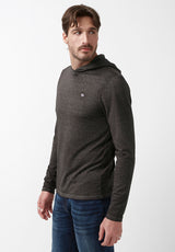 Buffalo David Bitton Kathim Black Long-Sleeve Men’s Top - BM24051 Color BLACK