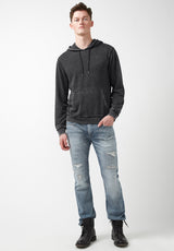 Buffalo David Bitton Farman Black Men’s Sweatshirt - BM24171 Color BLACK