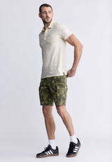 Buffalo David Bitton Kasper Men's Short Sleeve Polo in Whitecap Gray - BM24233 Color WHITECAP GRAY