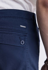 Buffalo David Bitton Hadrian Men's Flat Front Shorts in Midnight Blue - BM24266 Color MIDNIGHT BLUE