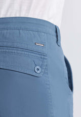 Buffalo David Bitton Hadrian Men's Flat Front Shorts in Mirage Blue - BM24266 Color MIRAGE