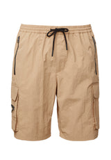 Buffalo David Bitton Hult Men’s Drawstring Shorts In Tan - BM24342 Color
