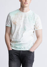 Buffalo David Bitton Tamayo Men's Short Sleeve T-shirt, Misty Green - BM24382 Color MIST GREEN