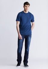 Buffalo David Bitton Katoni Men's Short Sleeve Hoodie, Navy - BM24489 Color WHALE