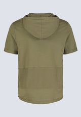 Katoni Men's Short-Sleeve Hooded T-Shirt, Burnt Olive - BM24524