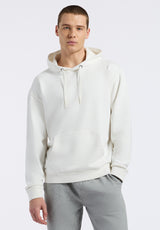 Finley Men's Relaxed Hooded Sweatshirt, Milk - BM24534