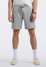 Buffalo David Bitton Hilston Men's Fleece Relaxed Shorts Color HEATHER GREY