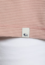 Buffalo David Bitton Karlton Men's Waffle-Knit Short-Sleeve Crewneck T-Shirt Color ADOBE ROSE