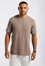 Karlton Men's Waffle-Knit Short-Sleeve Crewneck T-Shirt, Tuffet - BM24538