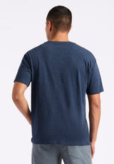 Buffalo David Bitton Kitfom Men's Short-Sleeve Speckle Jersey Henley T-Shirt Color WHALE