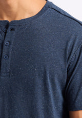 Buffalo David Bitton Kitfom Men's Short-Sleeve Speckle Jersey Henley T-Shirt Color