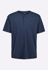 Buffalo David Bitton Kitfom Men's Short-Sleeve Speckle Jersey Henley T-Shirt Color