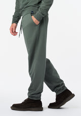 Patto Men's Relaxed Jogger Pants, Dark Forest Green - BM24598