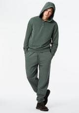 Patto Men's Relaxed Jogger Pants, Dark Forest Green - BM24598