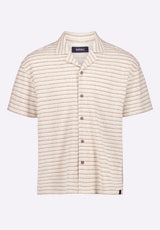 Buffalo David Bitton Koddy Men's Short-Sleeve Striped Jersey Button-Up Relaxed Fit Shirt Color