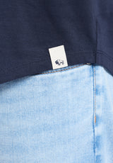 Buffalo David Bitton Kamel Men's Short-Sleeve Jersey Henley Top Color MIDNIGHT BLUE