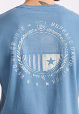 Buffalo David Bitton Tollose Men's Graphic T-Shirt with Heritage Print Color