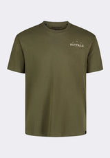 Buffalo David Bitton Toftlund Men's Graphic T-Shirt with Bull Skull Print Color