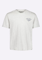 Buffalo David Bitton Tastrup Men's Graphic Tee with Horseshoes Print COLOR Heather Grey
