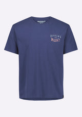 Buffalo David Bitton Taneer Men's Graphic T-Shirt with Rum Print Color