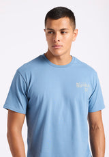 Tuffalo Men's Graphic T-Shirt with Buffalo Print, Coronet Blue - BM24644