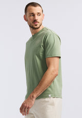 Buffalo David Bitton Toffroad Men's Graphic T-Shirt with Off Road Tour Print color HEDGE GREEN