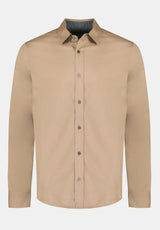 Sagrani Men's Long-Sleeve Shirt color DUNE