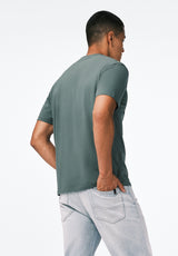 Trelan Men's Graphic T-Shirt with Eagle Print color DARK FOREST