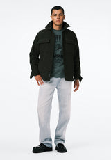 Trelan Men's Graphic T-Shirt with Eagle Print color DARK FOREST