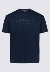 Buffalo David Bitton Tomba Men's Graphic T-Shirt with Raised Logo Print color