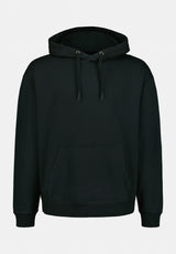 Finley Men's Relaxed Hooded Sweatshirt color BLACK