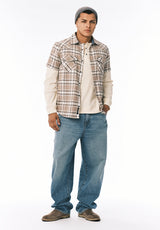 Stanley Men’s Short-Sleeve Plaid Western Shirt, Ardent - BM24756