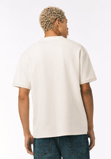 Buffalo David Bitton Kellen Men’s Textured Knit Tee COLOR Milk