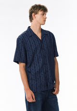 Sandro Men's Printed Short-Sleeve Camp Shirt, Whale - BM24768