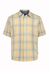 Buffalo David Bitton Sulian Men’s Short Sleeve Plaid Shirt COLOR Boulder