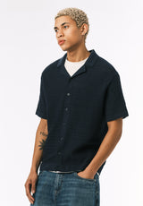 Buffalo David Bitton Waldir Men’s Short Sleeve Sweater Shirt COLOR Whale