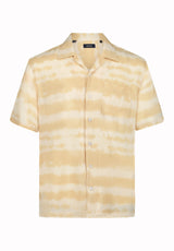Buffalo David Bitton Sandro Men’s Printed Short Sleeve Camp Shirt COLOR Boulder
