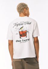 Buffalo David Bitton Tizak Men’s Negroni Club Graphic Tee COLOR White