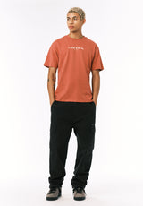 Buffalo David Bitton Trove Men’s Americana Graphic Tee COLOR Mineral Red