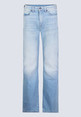 Buffalo David Bitton Relaxed Boot Game Men's Vintage Feel Jeans, Light blue - BM26002