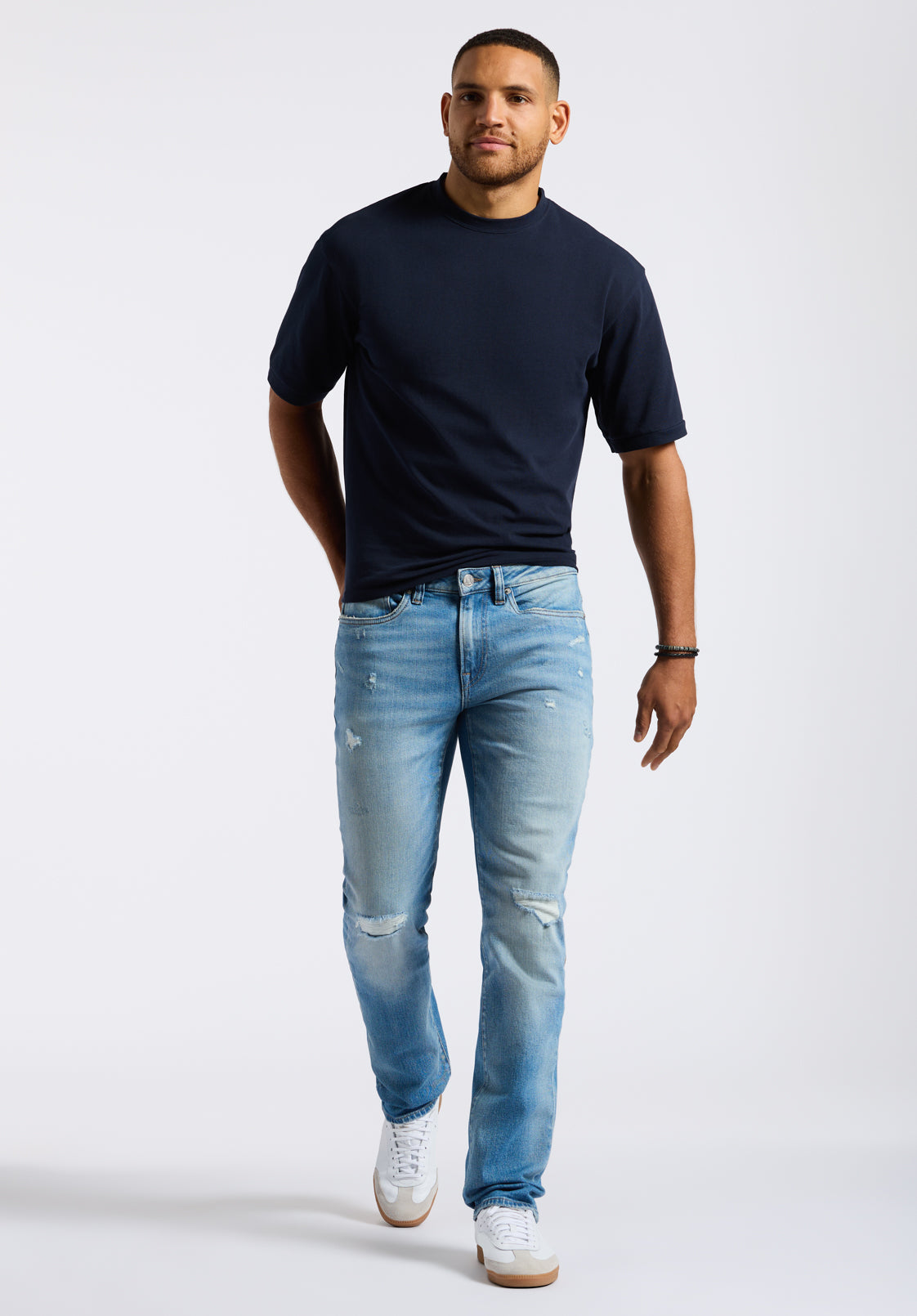 Six Men's Straight Jeans, Light Vintage – Buffalo Jeans