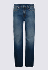 Buffalo David Bitton Relaxed Straight Driven Men's Jeans color Indigo Sanded