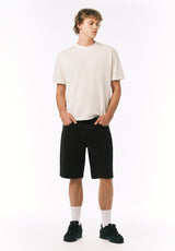 Relaxed Straight Dean Men's Freedom Flex Shorts, Black - BM26067