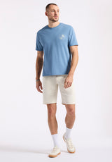 Buffalo David Bitton Relaxed Straight Dean Men's Freedom Flex Shorts Color VANILLA ICE