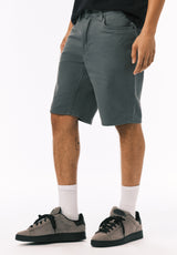 Buffalo David Bitton Relaxed Straight Dean Men's Freedom Flex Shorts COLOR Mirage Blue